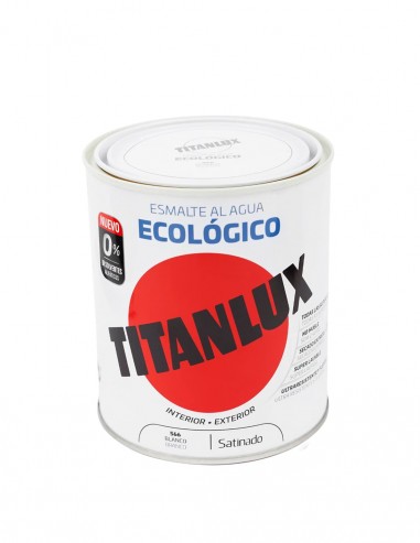 Titanlux esmalte eco. satinado blanco 750 ml.