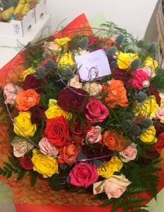 Ramo 36 rosas o gerberas
