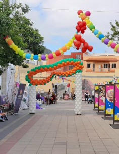 Decoración con globos para fiestas y eventos