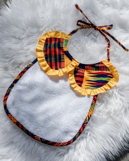 Babero Volantes ¨Rafiki¨