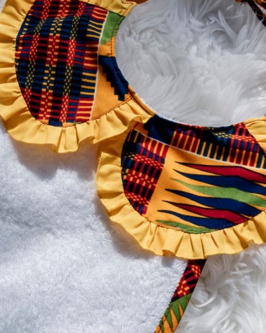 Babero Volantes ¨Rafiki¨