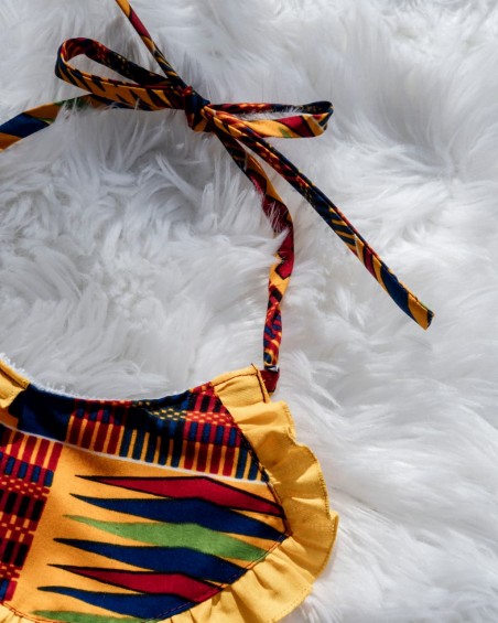 Babero Volantes ¨Rafiki¨