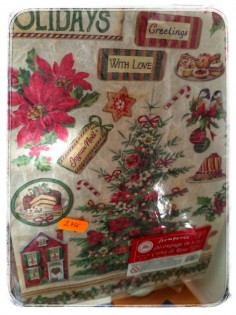 PAPEL ARROZ A4 NAVIDEÑO