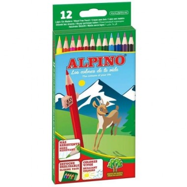 Lápices de Colores ALPINO 12 unidades