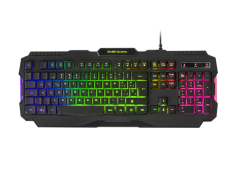Pack Teclado + ratón + auriculares + alfombrilla MARS GAMING BUNDLE con conexión USB. 2