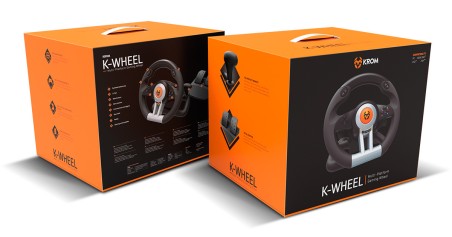 Volante NOX KROM K-WHEEL GAMING MULTI-PLATAFORMA