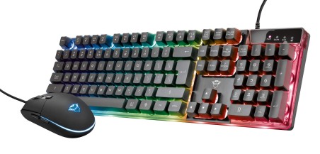 PACK Teclado + ratón TRUST GXT838 AZOR GAMING RGB
