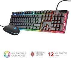 PACK Teclado + ratón TRUST GXT838 AZOR GAMING RGB 2