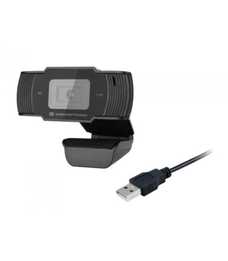 CÁMARA WEBCAM CONCEPTRONIC AMDIS CON MICROFONO HD 720p/1080p USB CÁMARA WEBCAM CONCEPTRONIC AMDIS CON MICROFONO HD 720p/1080p USB