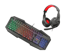 PAQUETE PARA JUEGOS 4 EN 1: AURICULARES, ALFOMBRILLA DE RATÓN, TECLADO Y RATÓN 2