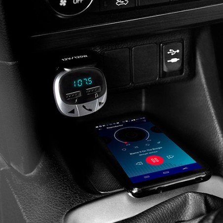 TRANSMISOR ENERGY SISTEM FM COCHE, BLUETOOTH
