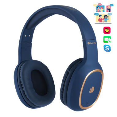 AURICULARES NGS ARTICA PRIDE BLUETOOTH AZUL