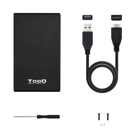 CAJA DISCO DURO TOOQ 2.5 A USB 3.0