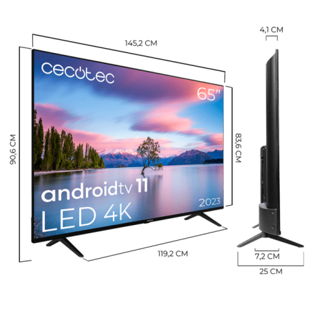 Televisor CECOTEC A1 ALU10165 65" LED 4K UHD Smart TV