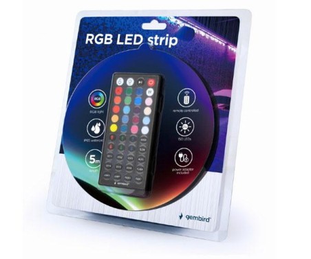 TIRA TIRA LED GEMBIRD RGB, 5M