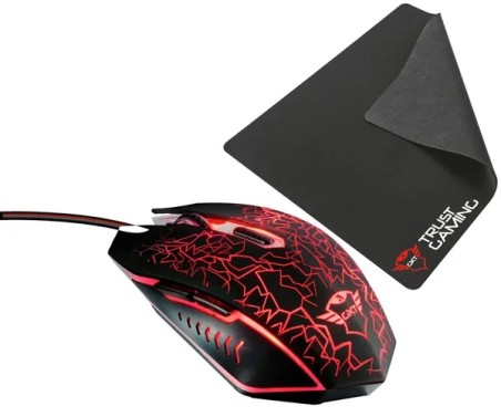 PAQUETE PARA JUEGOS 4 EN 1: AURICULARES, ALFOMBRILLA DE RATÓN, TECLADO Y RATÓN