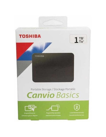 Disco Duro Externo Toshiba Canvio Basics 2.5" 1TB USB 3.0