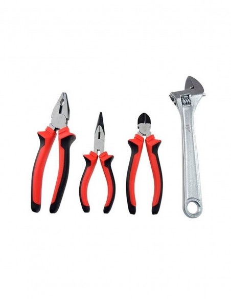 Alicates + llave inglesa