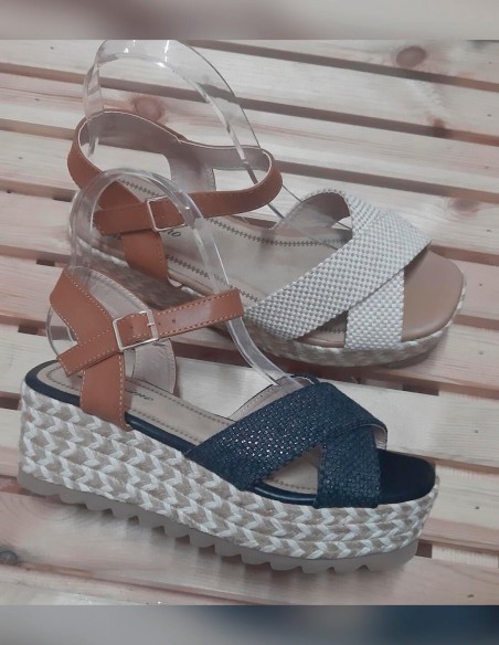 Plataforma yute cruzado