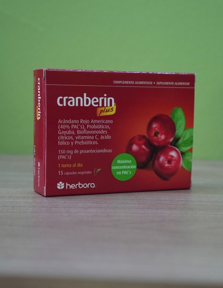 Cranberin Plus 15caps Herbora