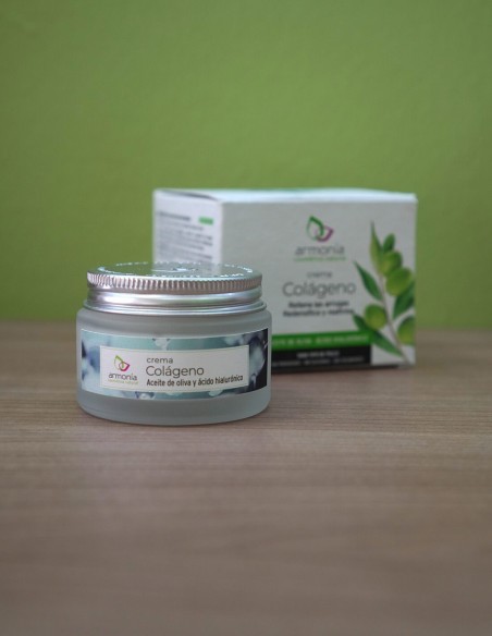 Crema Colágeno con Aceite de Oliva y Ácido Hialurónico 50 ml Armonia