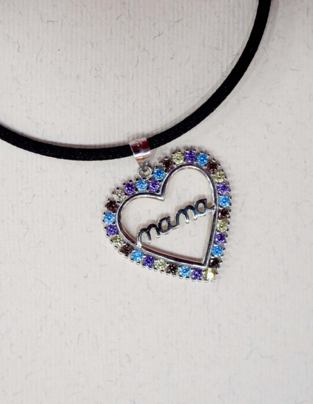 Colgante mamá plata